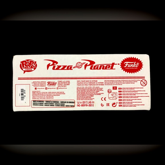 Toy Story GlitterTranslucent Alien Funko & Pizza Planet Tee BoxLunch Ltd.Edition - Picture 9 of 12